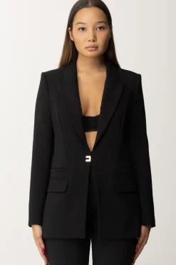 Elisabetta Franchi Completo Giacca e Pantalone con LogoNERO