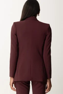 Elisabetta Franchi Completo Giacca e Pantalone con LogoROUGE NOIR