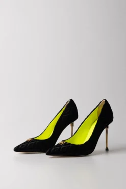 Elisabetta Franchi Décolleté In VellutoNERO