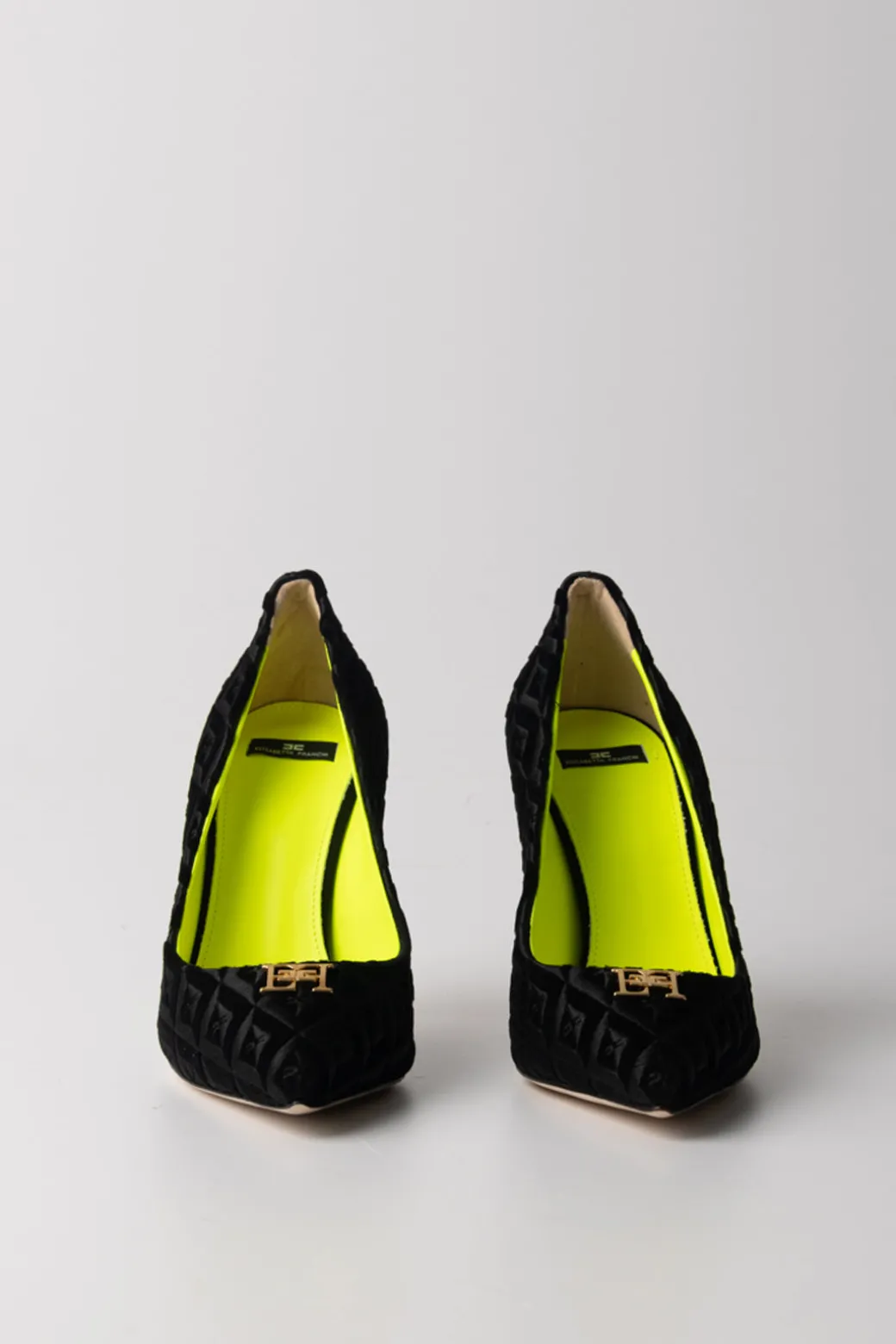 Elisabetta Franchi Décolleté In VellutoNERO