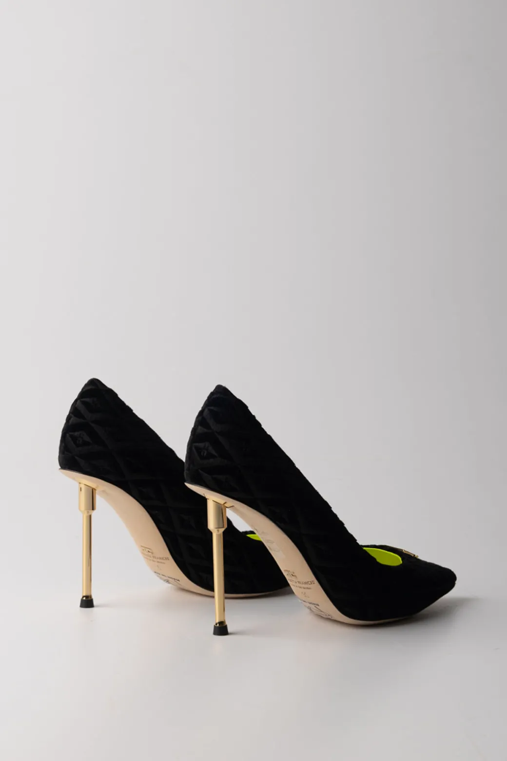 Elisabetta Franchi Décolleté In VellutoNERO