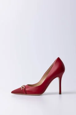 Elisabetta Franchi Decolleté con Punta In TessutoRED VELVET