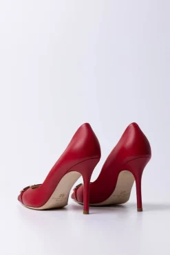 Elisabetta Franchi Decolleté con Punta In TessutoRED VELVET