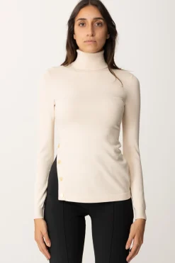 Elisabetta Franchi Dolcevita con Bottoni LateraliLATTICE