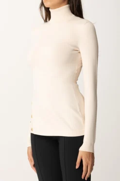 Elisabetta Franchi Dolcevita con Bottoni LateraliLATTICE