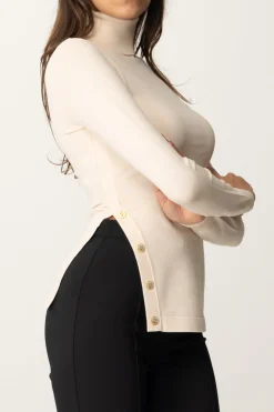 Elisabetta Franchi Dolcevita con Bottoni LateraliLATTICE