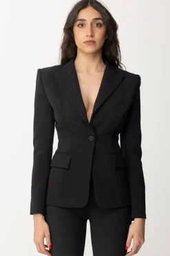 Elisabetta Franchi Giacca con Cut-out PosterioreNERO