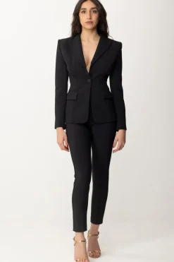 Elisabetta Franchi Giacca con Cut-out PosterioreNERO