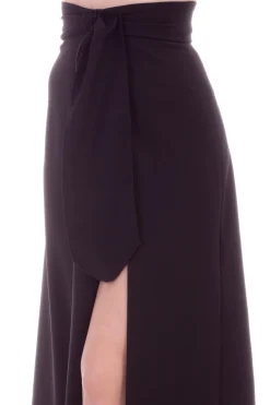 Elisabetta Franchi Gonna Longuette con Nodo In VitaNERO