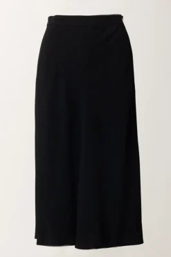 Elisabetta Franchi Gonna In Satin con Bande ColorateNERO/ROUGE NOIR/BURRO