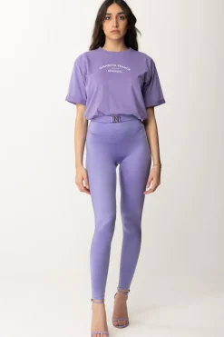 Elisabetta Franchi Leggings In Lycra con LogoIRIS