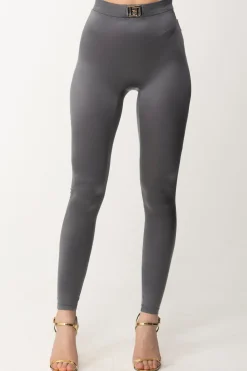 Elisabetta Franchi Leggings In Lycra con LogoPIOMBO
