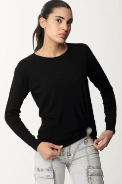 Elisabetta Franchi Maglia con AnelloNERO