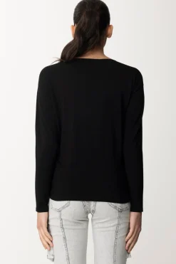 Elisabetta Franchi Maglia con AnelloNERO