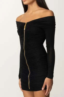 Elisabetta Franchi Mini Abito Lurex con ZipNERO