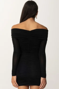 Elisabetta Franchi Mini Abito Lurex con ZipNERO