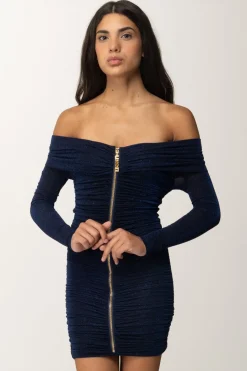 Elisabetta Franchi Mini Abito Lurex con ZipNAVY