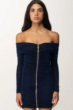 Elisabetta Franchi Mini Abito Lurex con ZipNAVY