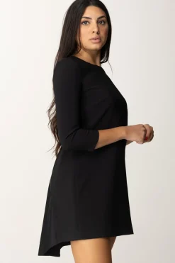 Elisabetta Franchi Mini Abito con Inserto In VelaNERO