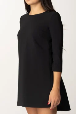 Elisabetta Franchi Mini Abito con Inserto In VelaNERO