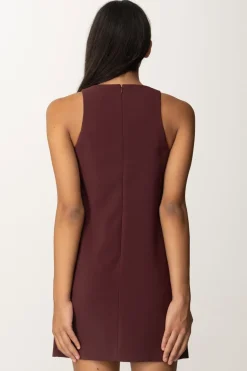 Elisabetta Franchi Mini Abito a Sacchetto con CollanaROUGE NOIR