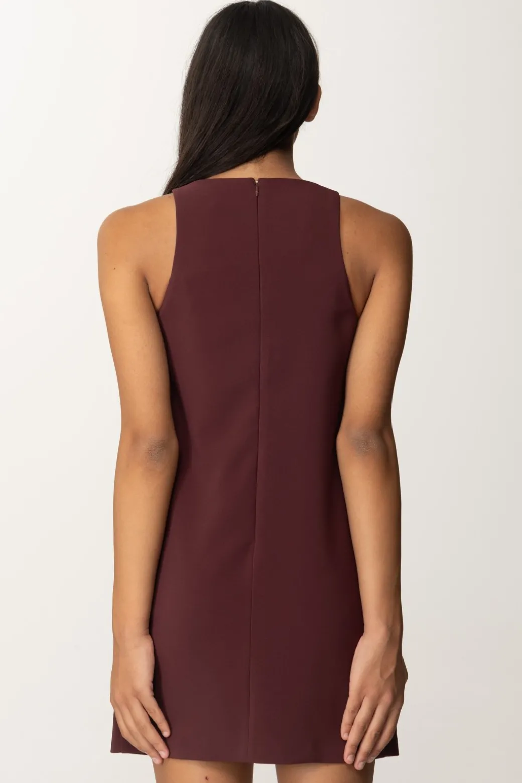 Elisabetta Franchi Mini Abito a Sacchetto con CollanaROUGE NOIR