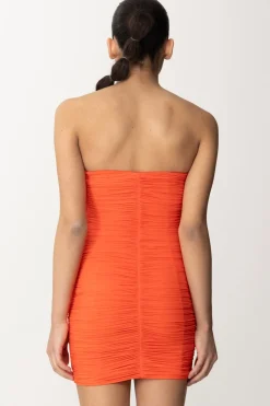 Elisabetta Franchi Miniabito DrappeggiatoCORALLO