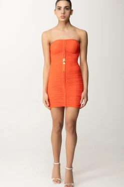 Elisabetta Franchi Miniabito DrappeggiatoCORALLO