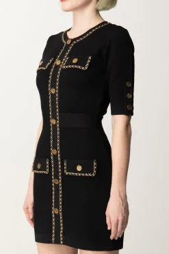 Elisabetta Franchi Miniabito con CatenaNERO