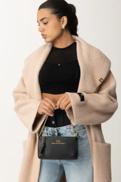 Elisabetta Franchi Miniborsa Baguette In PelleNERO