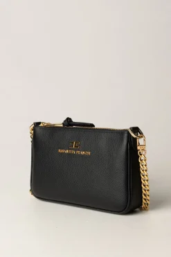 Elisabetta Franchi Miniborsa con LetteringNERO