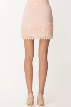 Elisabetta Franchi Minigonna con PizzoROSA BABY
