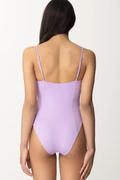 Elisabetta Franchi Monokini con Taglio Coppe e LogoIRIS