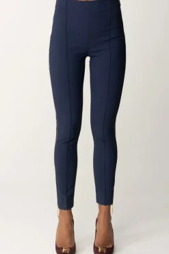 Elisabetta Franchi Pantalone Dritto con ZipNAVY