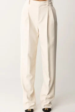 Elisabetta Franchi Pantaloni Classici con Doppia PincesBURRO