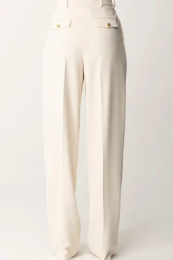 Elisabetta Franchi Pantaloni Classici con Doppia PincesBURRO