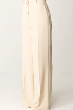 Elisabetta Franchi Pantaloni Dritti a Gampa AmpiaCREMA