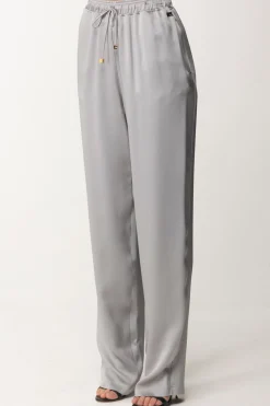Elisabetta Franchi Pantalone Jogger In CrêpePIOMBO