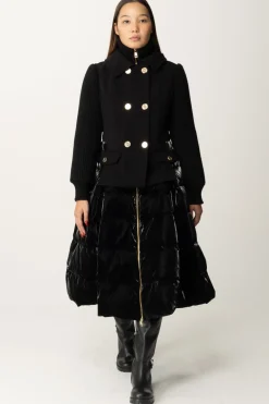 Elisabetta Franchi Piumino con Gonna a RuotaaNERO