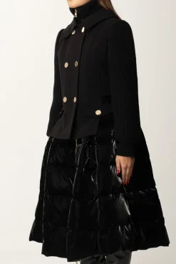 Elisabetta Franchi Piumino con Gonna a RuotaaNERO