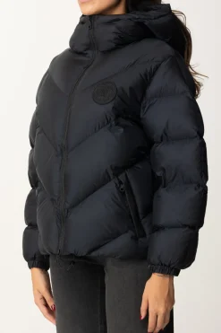 Elisabetta Franchi Piumino In Nylon Trapuntato ChevronNERO