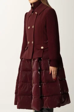 Elisabetta Franchi Piumino con Gonna a RuotaROUGE NOIR