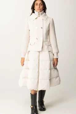 Elisabetta Franchi Piumino con Gonna a RuotaLATTICE