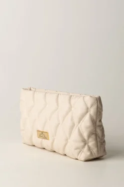 Elisabetta Franchi Pochette In Tessuto EmbossedLATTICE
