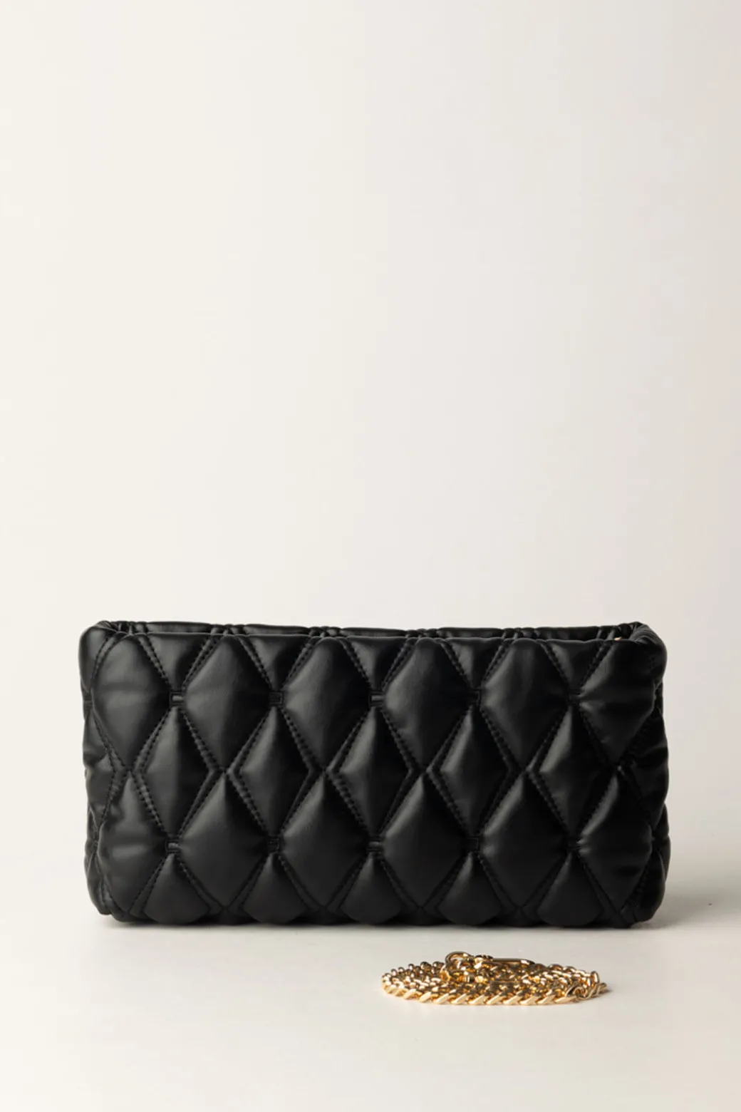Elisabetta Franchi Pochette In Tessuto EmbossedNERO