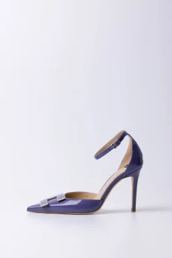 Elisabetta Franchi Pumps In Vernice con LogoAMETISTA