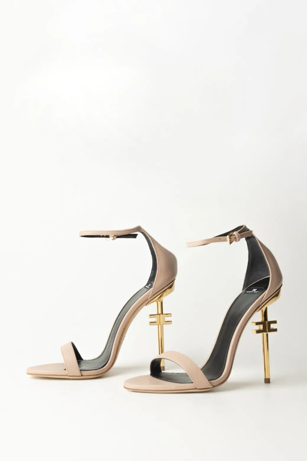 Elisabetta Franchi Sandali con Tacco SculturaCARNE