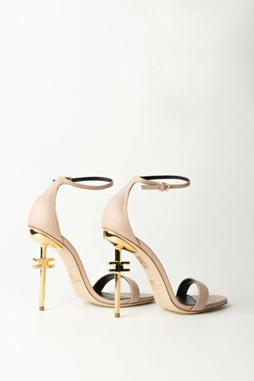 Elisabetta Franchi Sandali con Tacco SculturaCARNE