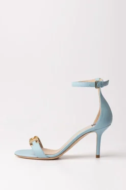 Elisabetta Franchi Sandali con Cinturino e Morsetto LogatoCARTADAZUCCHERO