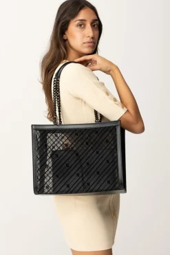Elisabetta Franchi Shopper Grande Effetto ReteNERO